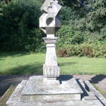 Lectern sundial at LadyLand Ayrshire