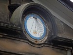 Vertical Dial on Old Trinity Station Edinburgh